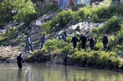 Reanudaron el rastrillaje en el arroyo Mor�n en busca de Melina Romero