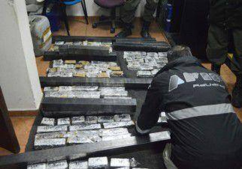Incautan 50 kilos de marihuana en el paso Pino Hachado 
