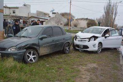 Cuatro personas lesionadas en sendos accidentes de tr�nsito