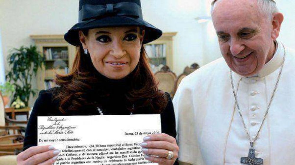 Cristina parti a Roma para encontrarse con el Papa Francisco