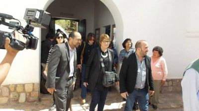Teresa Parodi visit� el Museo Terry de Tilcara