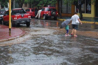 Hasta ahora se precipitaron 44,4 mil�metros de agua en Posadas