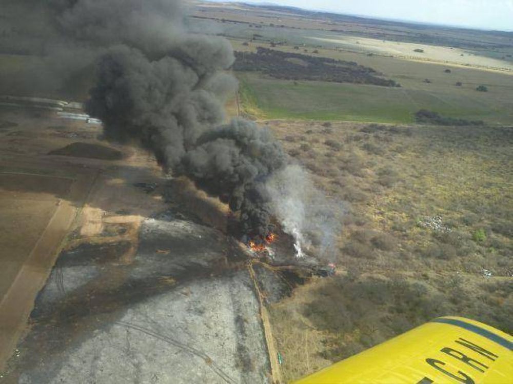 Por una negligencia ardieron cuarenta y cinco hect�reas de la estancia Los Puquios