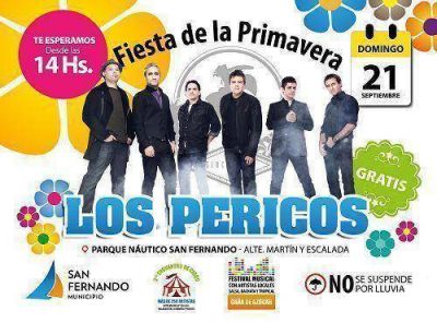 Los Pericos tocar�n gratis en la Fiesta de la Primavera de San Fernando