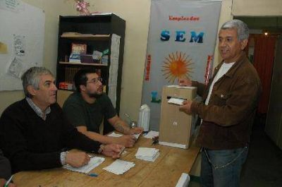 El oficialismo retuvo la conducci�n del Sindicato de Empleados Municipales