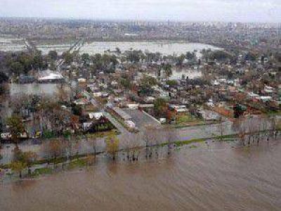 Intendente de Roque P�rez asegura que el distrito �est� totalmente inundado�