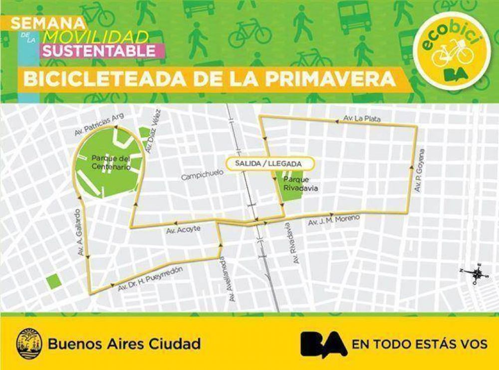 Bicicleteada por el D�a de la Primavera