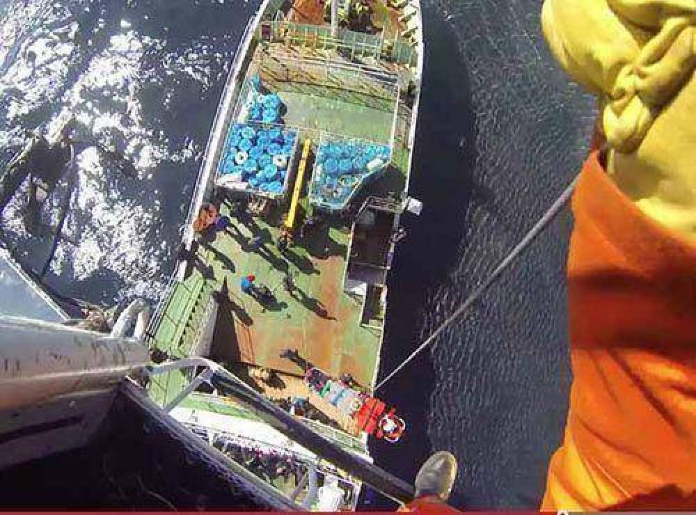 Mar del Plata: Berni supervis� el rescate de un tripulante