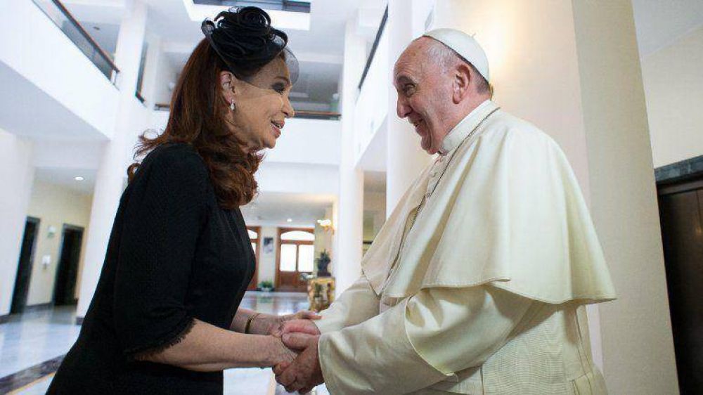 El papa Francisco almuerza con Cristina en Roma