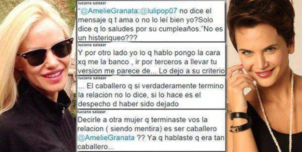 La escandalosa guerra tuitera de Luciana Salazar y Amalia Granata por Martn Redrado