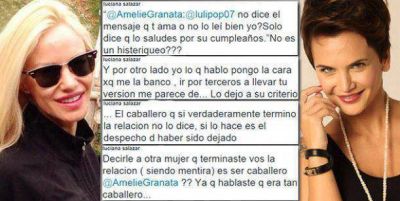 La escandalosa guerra tuitera de Luciana Salazar y Amalia Granata por Mart�n Redrado