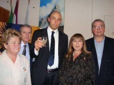 Reuni�n en La Plata con el C�nsul de Italia