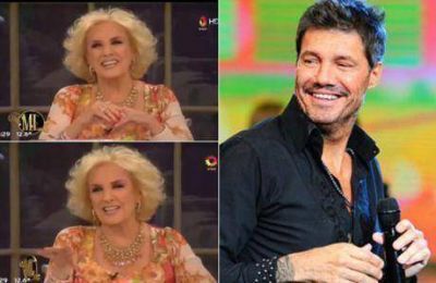 Marcelo Tinelli le devolvi� el llamado en vivo a Mirtha Legrand: elogios de la diva y un 