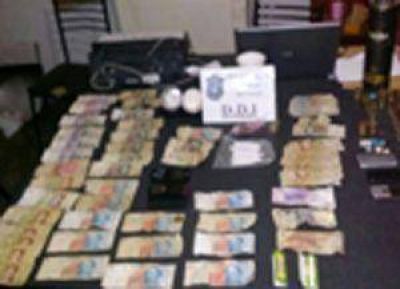  Detenidos y secuestro de porros y casi $ 3.000