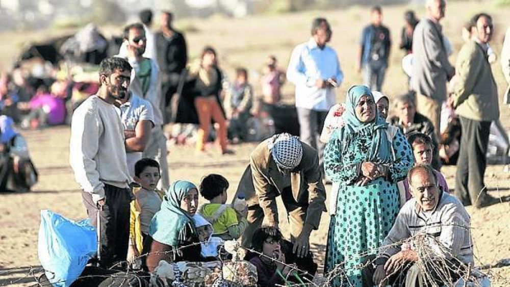 Dram�tico �xodo kurdo en Siria ante el avance del ISIS