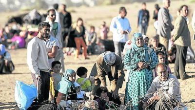 Dram�tico �xodo kurdo en Siria ante el avance del ISIS