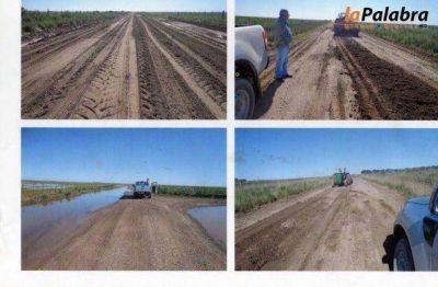 Trabajos en caminos rurales del Distrito