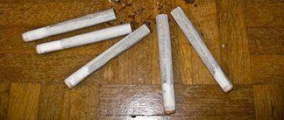 Hallaron �porros� en allanamiento