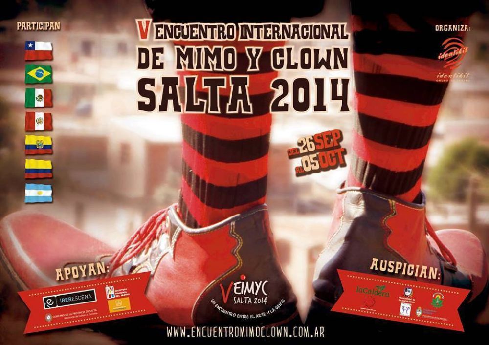 Encuento internacional de mimo y clown en Salta