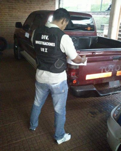 Incautaron en Posadas camioneta con motor y chasis adulterado
