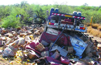 Dos personas fallecieron en un choque frontal en la Ruta 38