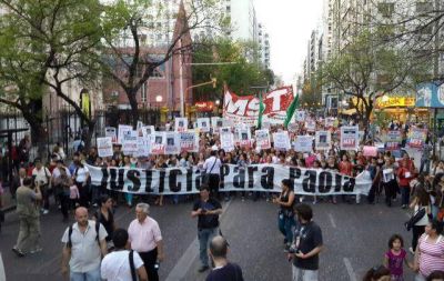 Multitudinarias marchas en reclamo de Justicia por Paola