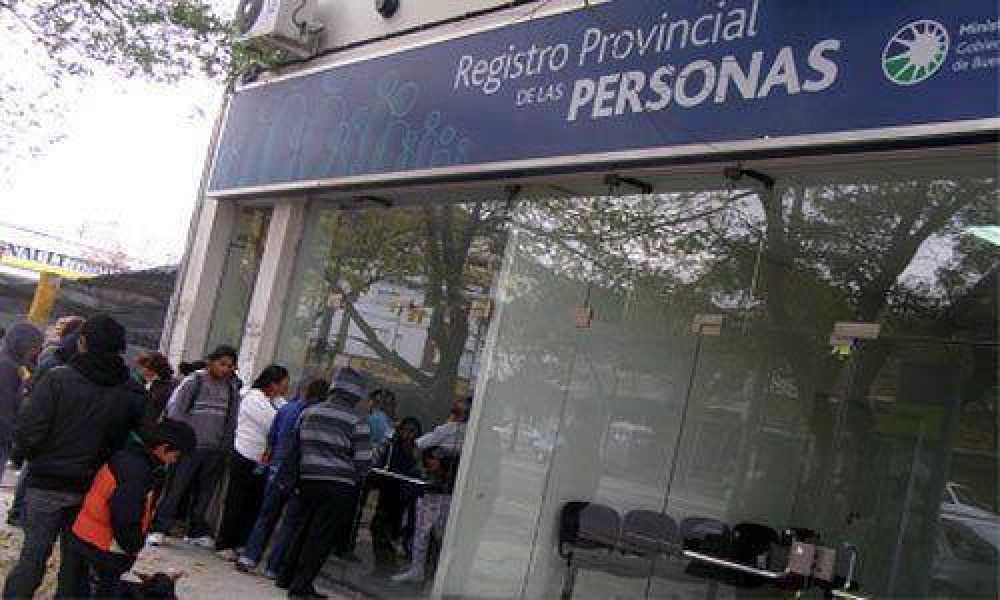 Se levant� el paro en los Registros de la Personas