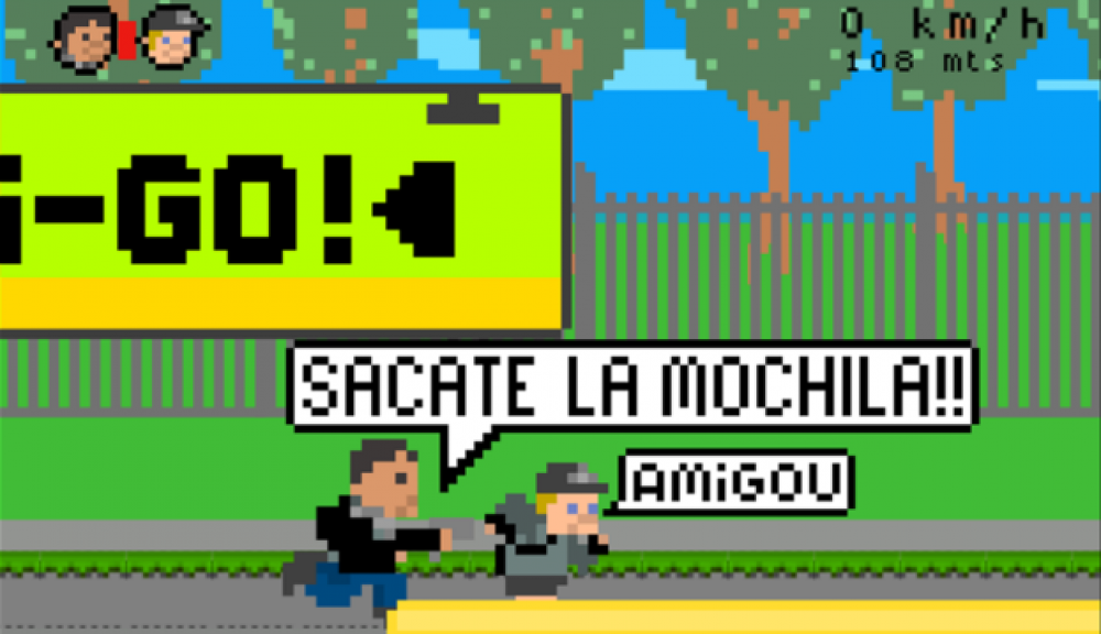 El robo al turista en bicicleta ya tiene su videojuego 
