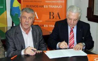 Cuartango y Pacini firmaron convenios para fomentar el empleo en Pergamino