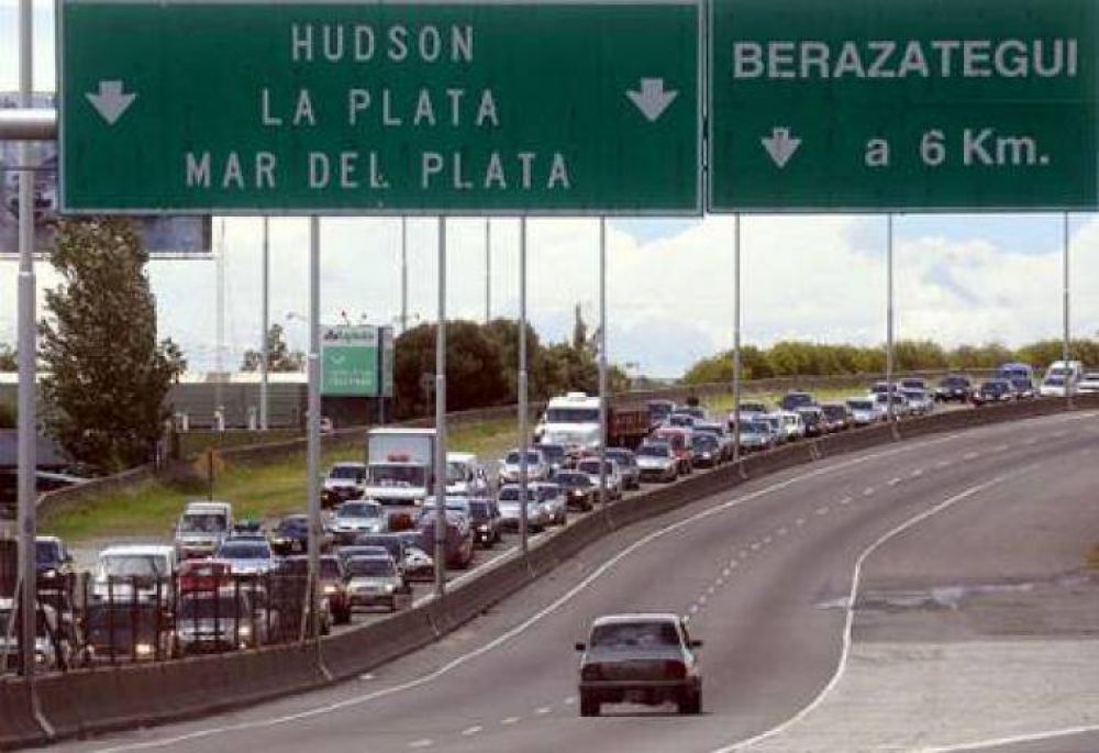 Antes de fin de ao se inaugura el tercer carril de la autopista Bs.As.-La Plata