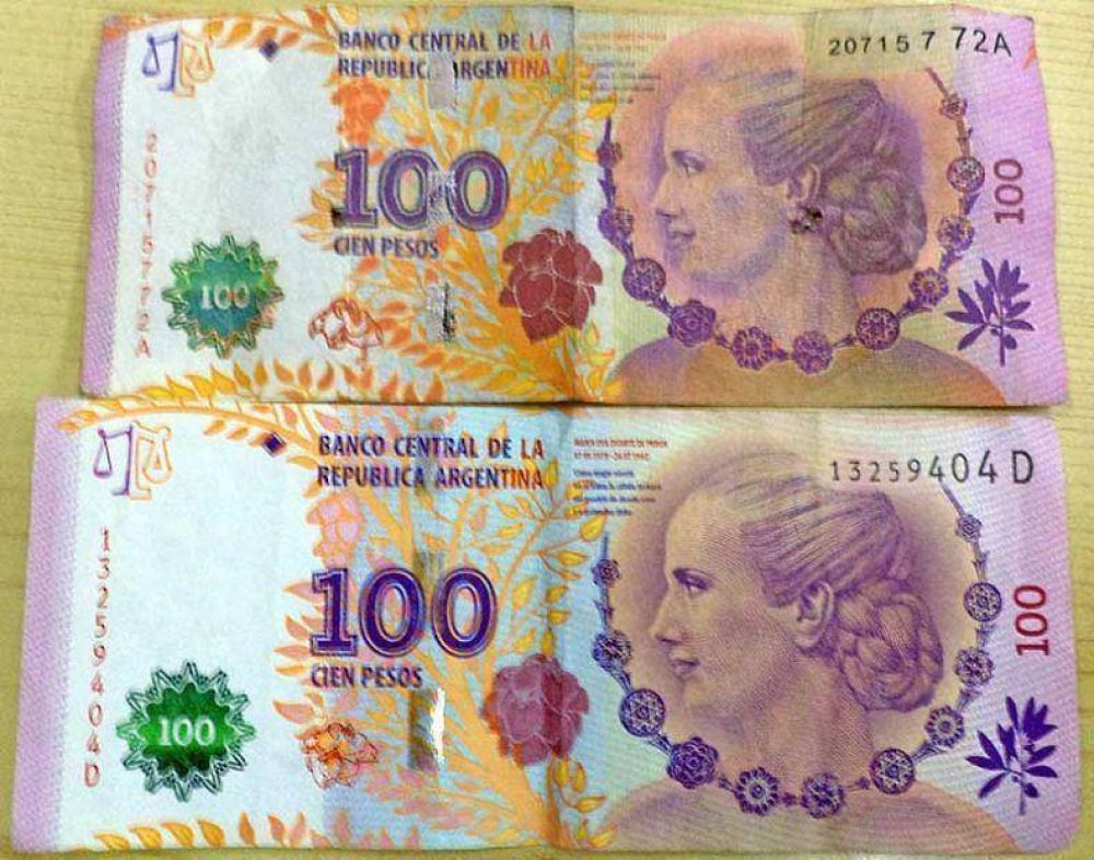 Alertan sobre la aparici�n de billetes falsos