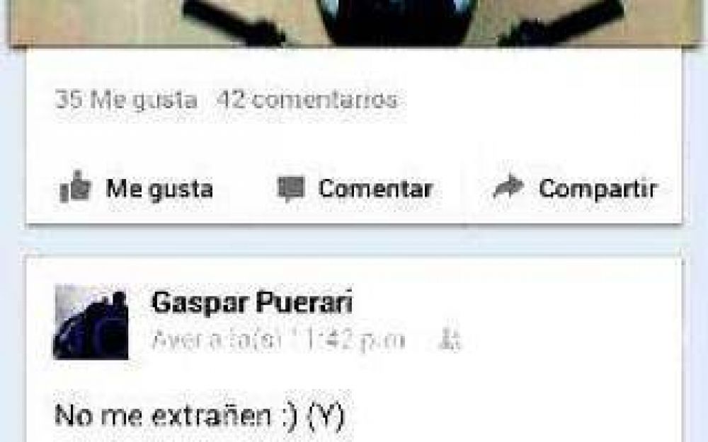 Baradero: Hackearon la cuenta de Facebook de joven que muri� en accidente de tr�nsito