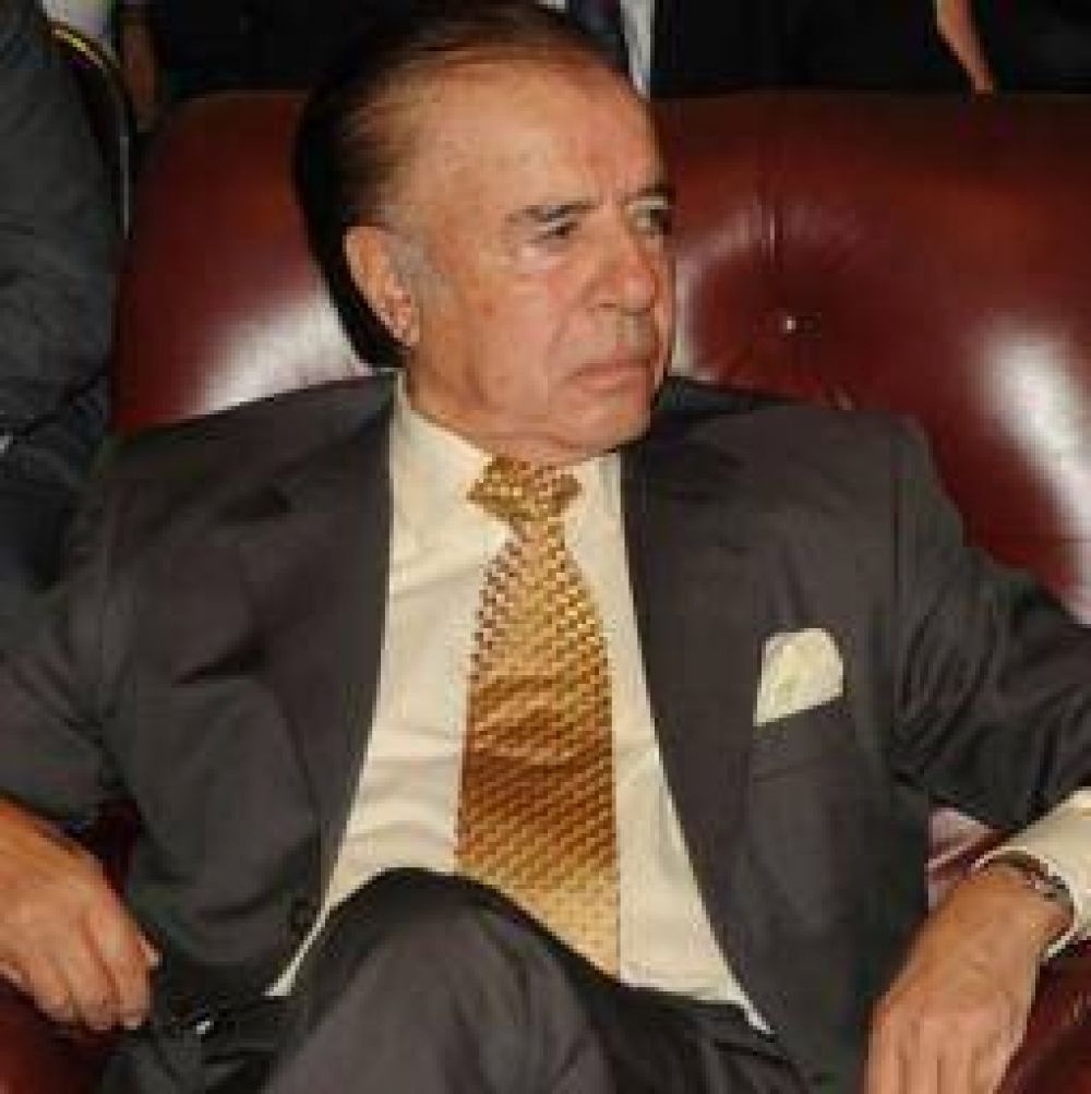 Menem ratific� que para �l, la muerte de su hijo fue un atentado