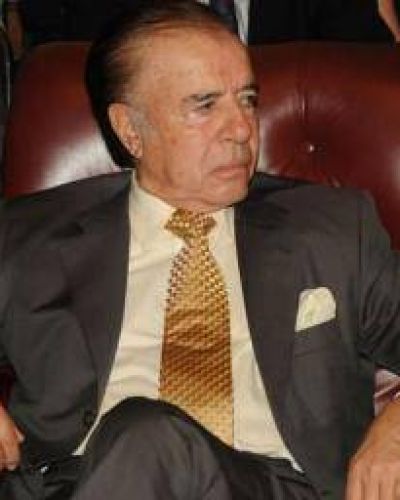 Menem ratific� que para �l, la muerte de su hijo fue un atentado