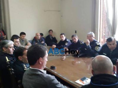 Autoridades policiales se reunieron con concejales de la Comisi�n de Seguridad