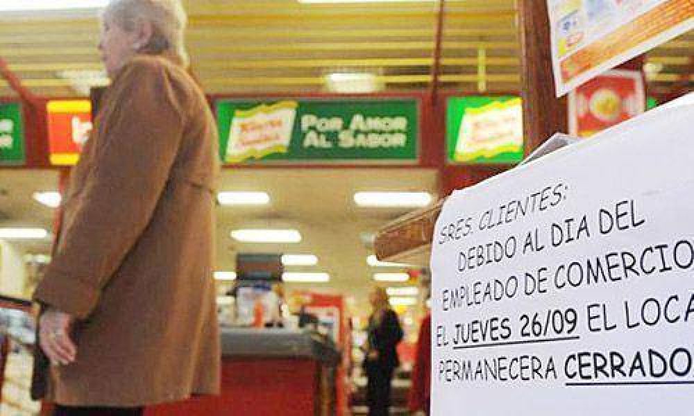 Comercios y shoppings no abrir�an sus puertas el lunes pr�ximo