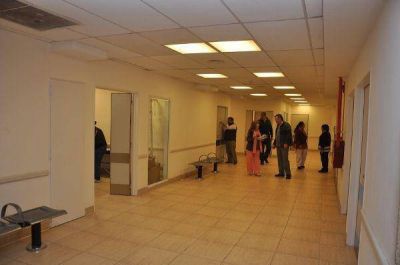 Obras de ampliaci�n en el Hospital Santamarina