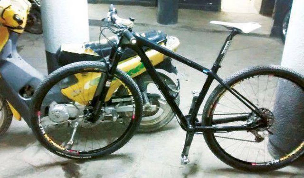 La bicicleta robada a un deportista valuada en U$S 8500 fue recuperada