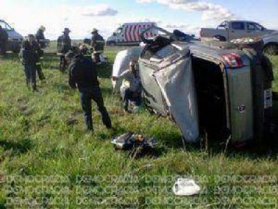 Pareja juninense sufri� lesiones en un accidente en la Ruta Nacional 7