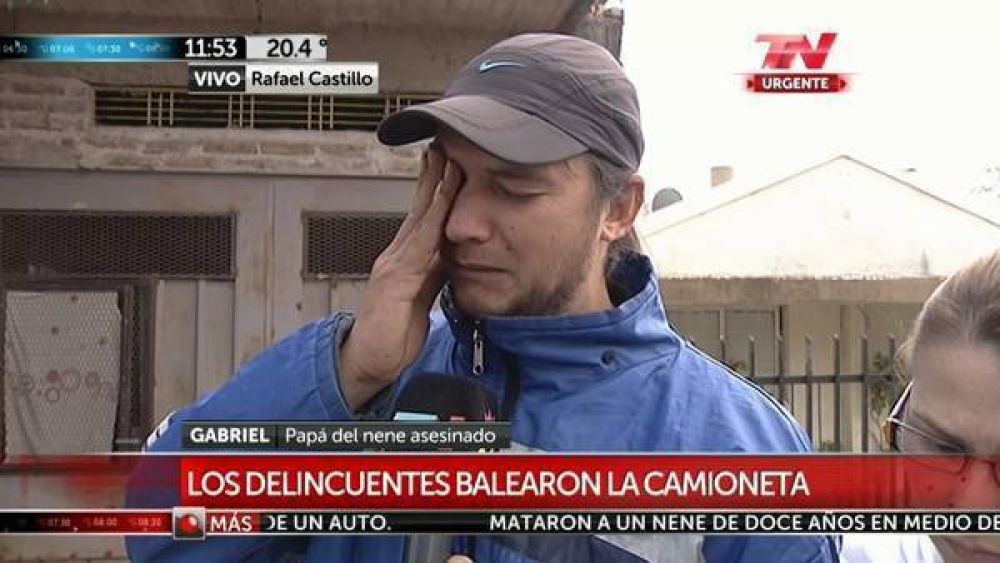 Matan a un chico de 13 a�os cuando escapaban de un robo