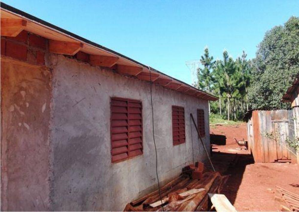 Construyen 16 nuevas viviendas rurales en Campo Viera