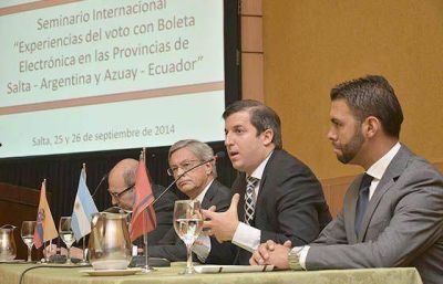 Salta reafirma su liderazgo en la implementaci�n del voto electr�nico 