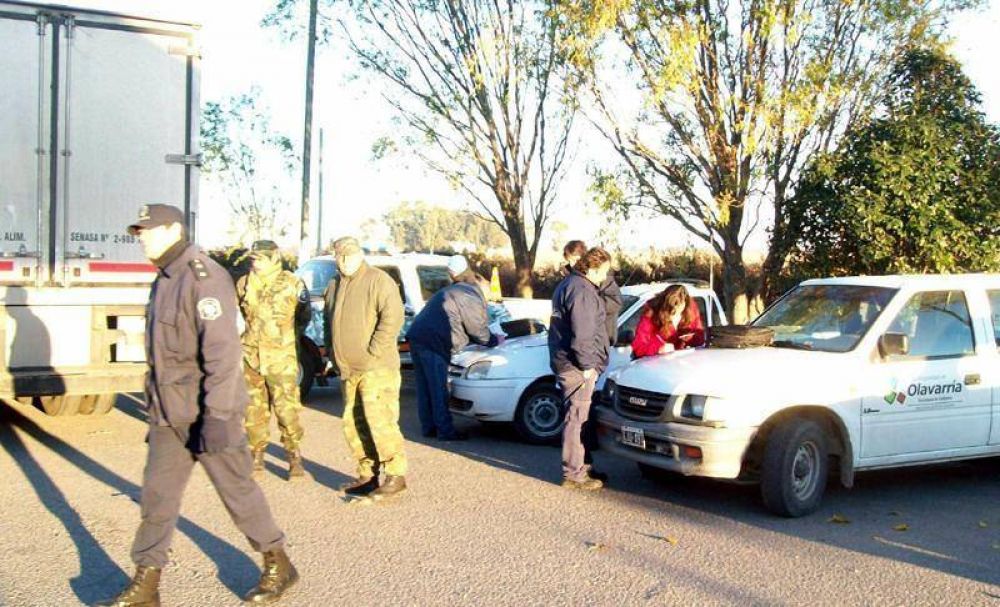 Inspeccionaron transportes de sustancias alimenticias en la Ruta 226