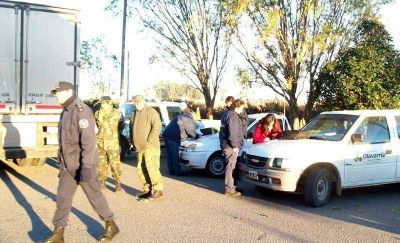 Inspeccionaron transportes de sustancias alimenticias en la Ruta 226
