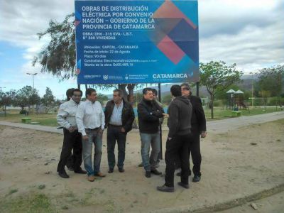 Avanza obra de energ�a en el norte de la Capital