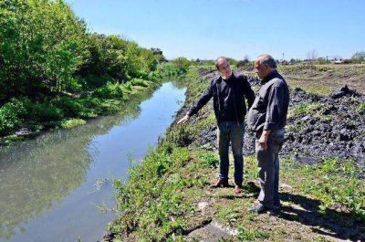 El Municipio de San Fernando comenz� a ampliar el nuevo reservorio del Zanj�n Fate