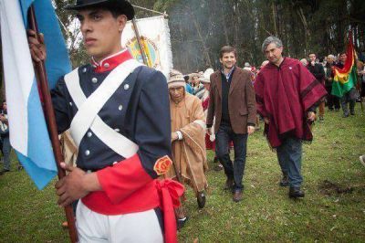 Recreaci�n hist�rica del �xodo Juje�o en Laguna de los Padres