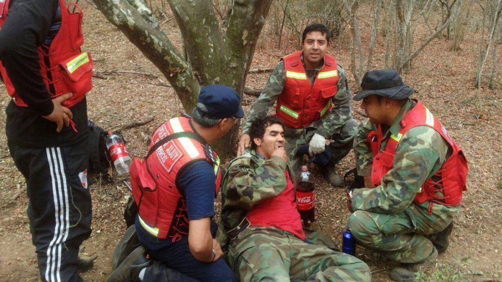 Estuvo perdido tres d�as