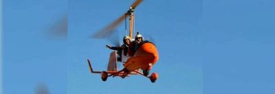 Autogiro le jug� una mala pasada: cay� Minuzzi en su aeronave y se destruy�