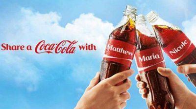 Coca Cola aument� sus ganancias gracias a los nombres propios